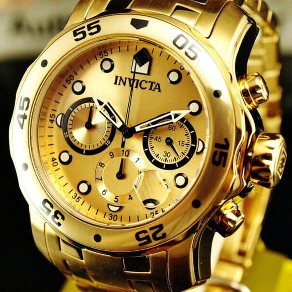 New Invicta 18k Professional Diver Men's Watch! w/ box - Picture 2 of 7